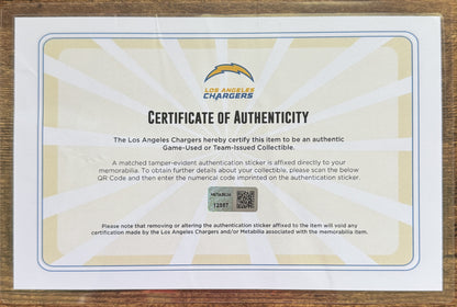 Joey Bosa TEAM-ISSUED💪Hand-SIGNED✍️Los Angeles Chargers⚡NFL Nike Jersey👕inc. Captains Patch + COA📏