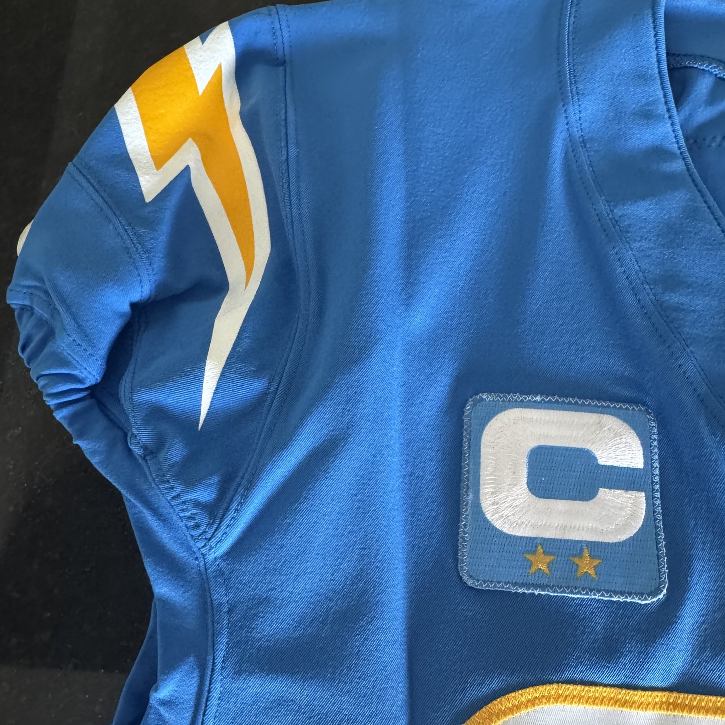 Joey Bosa TEAM-ISSUED💪Hand-SIGNED✍️Los Angeles Chargers⚡NFL Nike Jersey👕inc. Captains Patch + COA📏