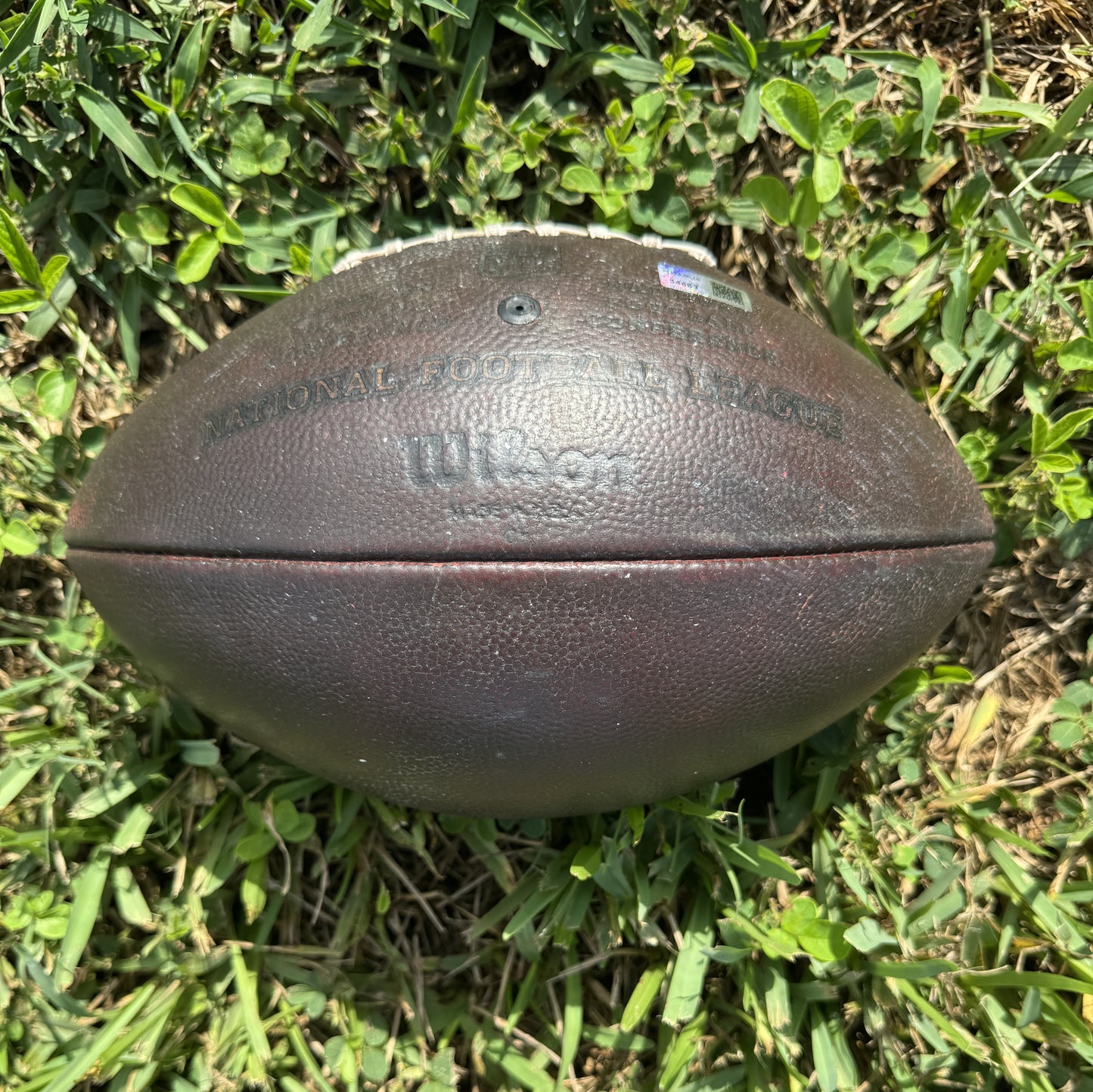 Calen Bullock + Kamari Lassiter Hand Signed 🖊️ GAME USED 💪 2024-2025 Season Houston Texans Wilson Ball Inscribed “Rookie Season”