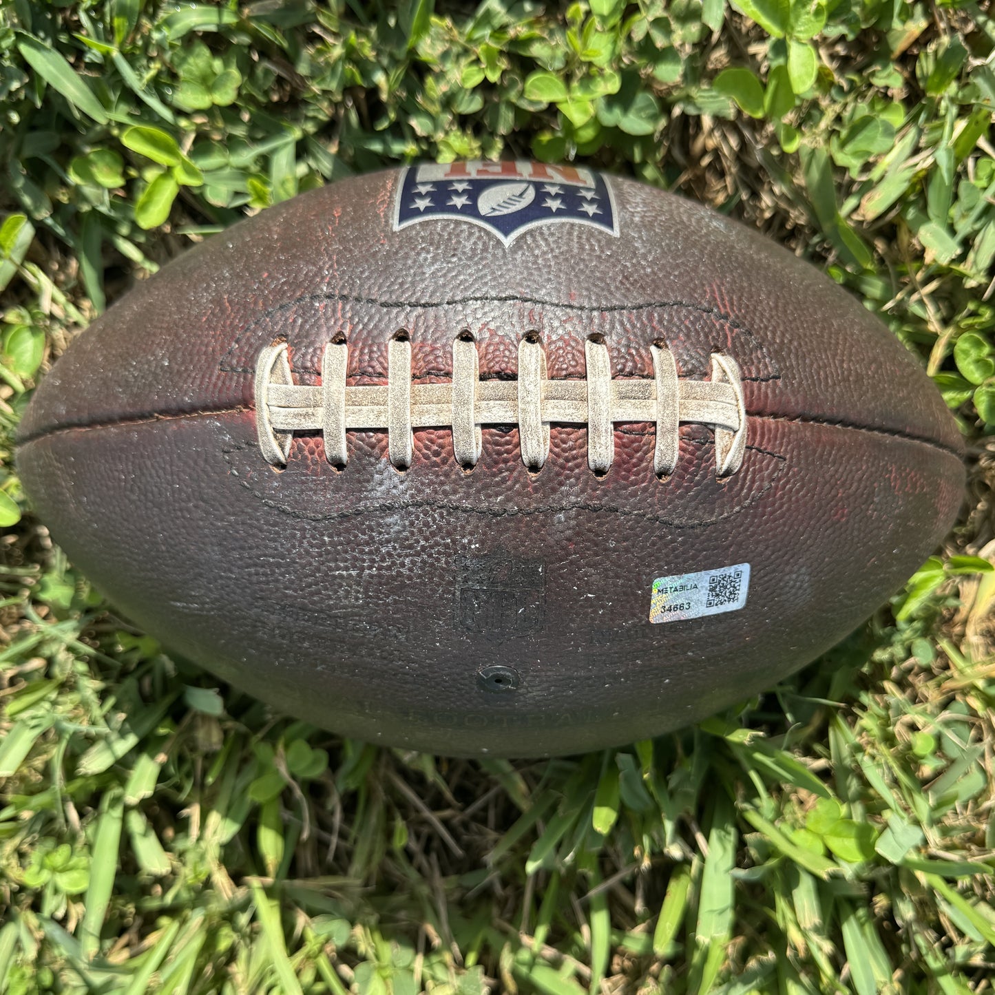 Calen Bullock + Kamari Lassiter Hand Signed 🖊️ GAME USED 💪 2024-2025 Season Houston Texans Wilson Ball Inscribed “Rookie Season”
