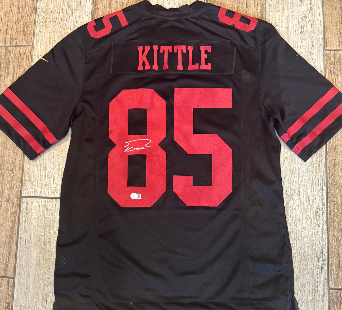 George Kittle Signed✍️San Francisco 49ers NFL Nike Limited Jersey👕Beckett COA
