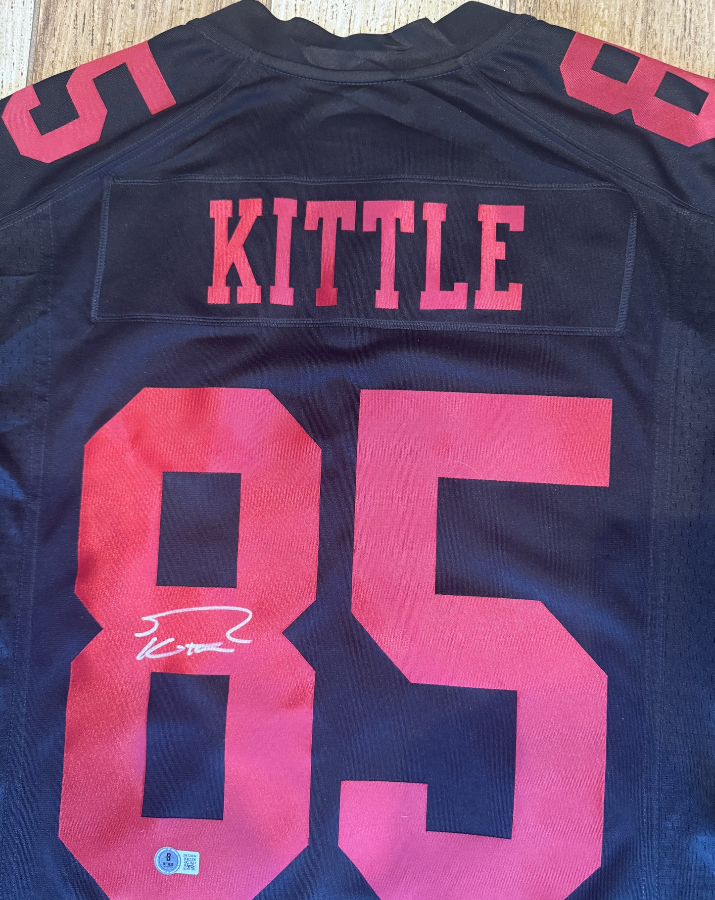 George Kittle Signed✍️San Francisco 49ers NFL Nike Limited Jersey👕Beckett COA