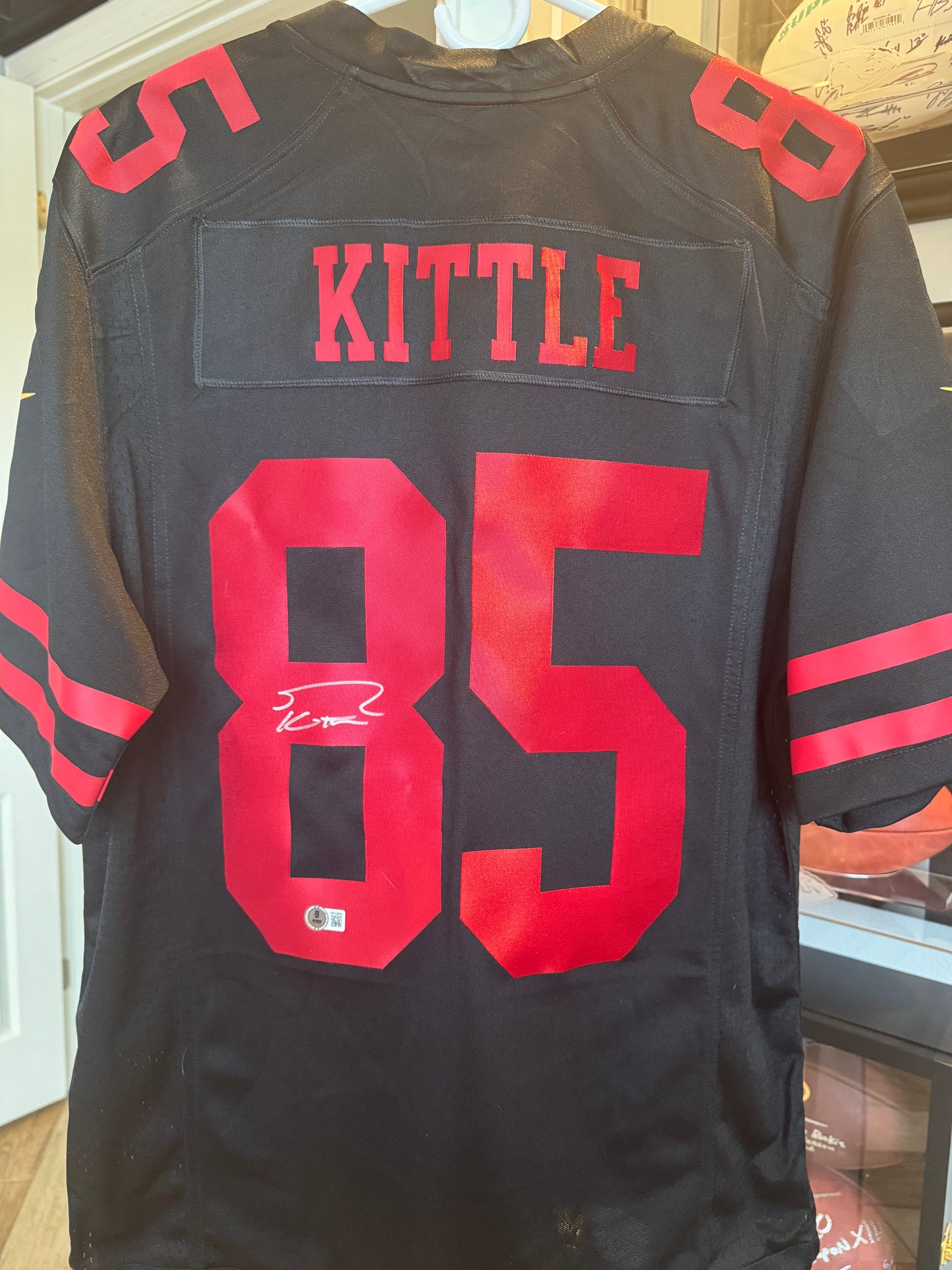 George Kittle Signed✍️San Francisco 49ers NFL Nike Limited Jersey👕Beckett COA