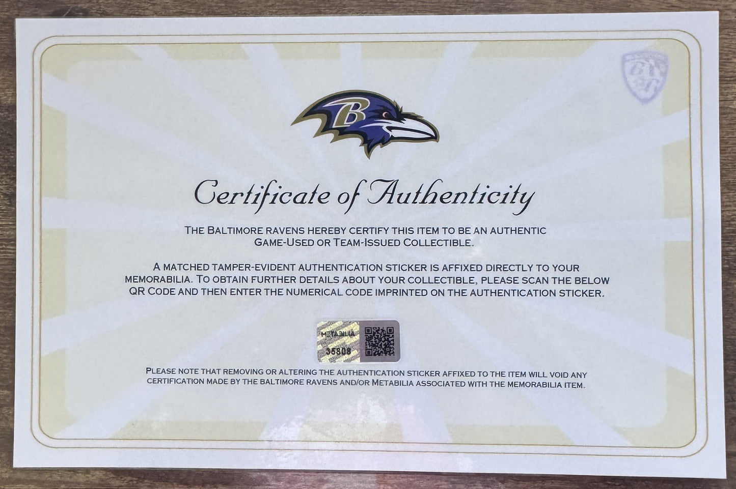 Justin Tucker Signed + Inscribed GAME WORN NFL Cleats 2021-2022 Season Baltimore Ravens  Includes COA