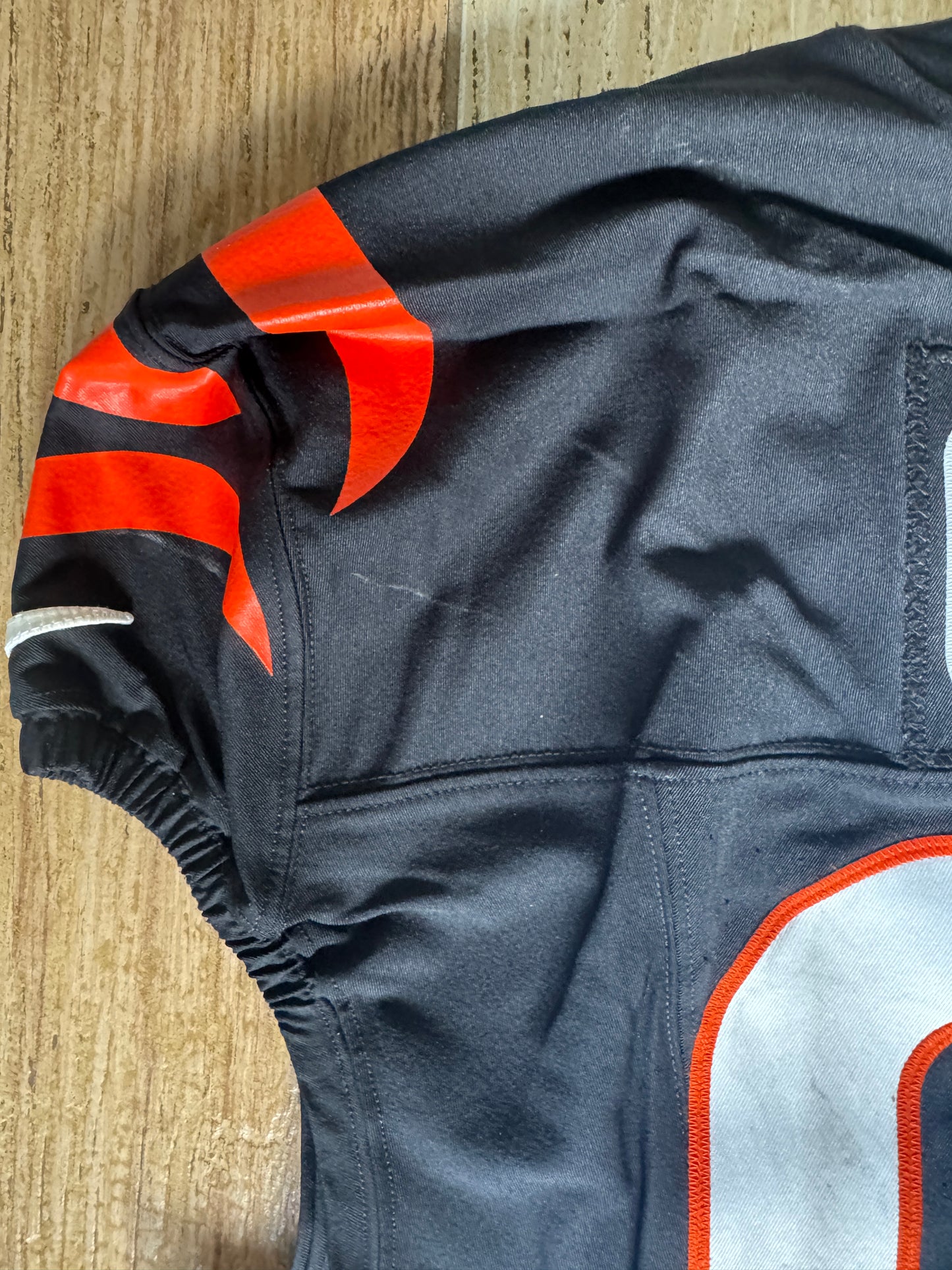 Alex Cappa GAME WORN💪10/06/24 Cincinnati Bengals🐅vs.Baltimore Ravens NFL Jersey👕Includes COA