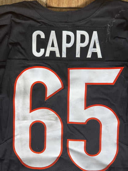 Alex Cappa GAME WORN💪10/06/24 Cincinnati Bengals🐅vs.Baltimore Ravens NFL Jersey👕Includes COA