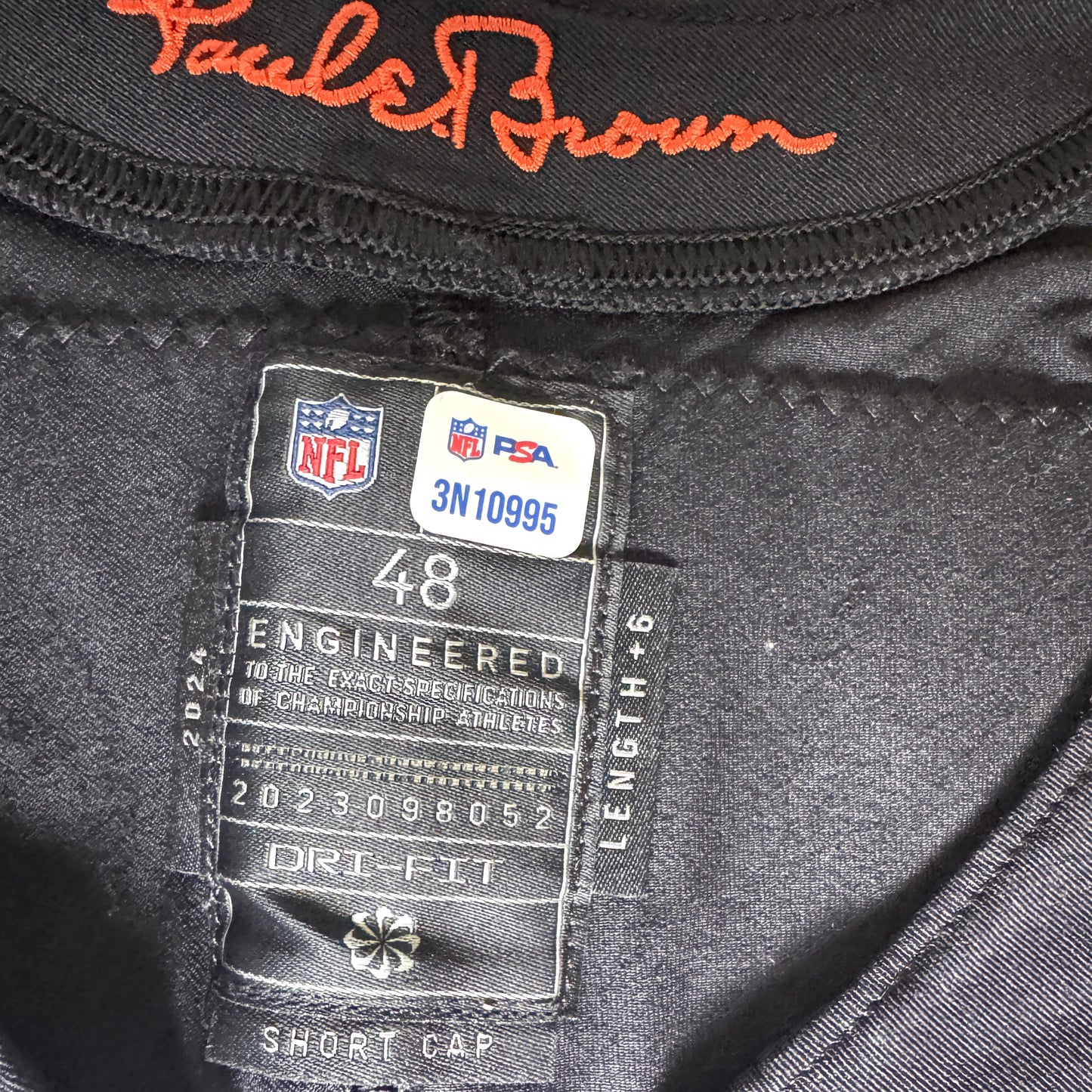 Alex Cappa GAME WORN💪10/06/24 Cincinnati Bengals🐅vs.Baltimore Ravens NFL Jersey👕Includes COA