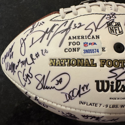 TOM BRADY 🐐 New England Patriots Multi Team Signed 2013 Panel Ball With Patriots Logo Signed By Over 30 Players Inc. Tom Brady, Rob Gronkowski, Stephen Gostkowski, Chandler Jones, Devin McCourty, Rob Ninkovich and Jamie Collins 💥