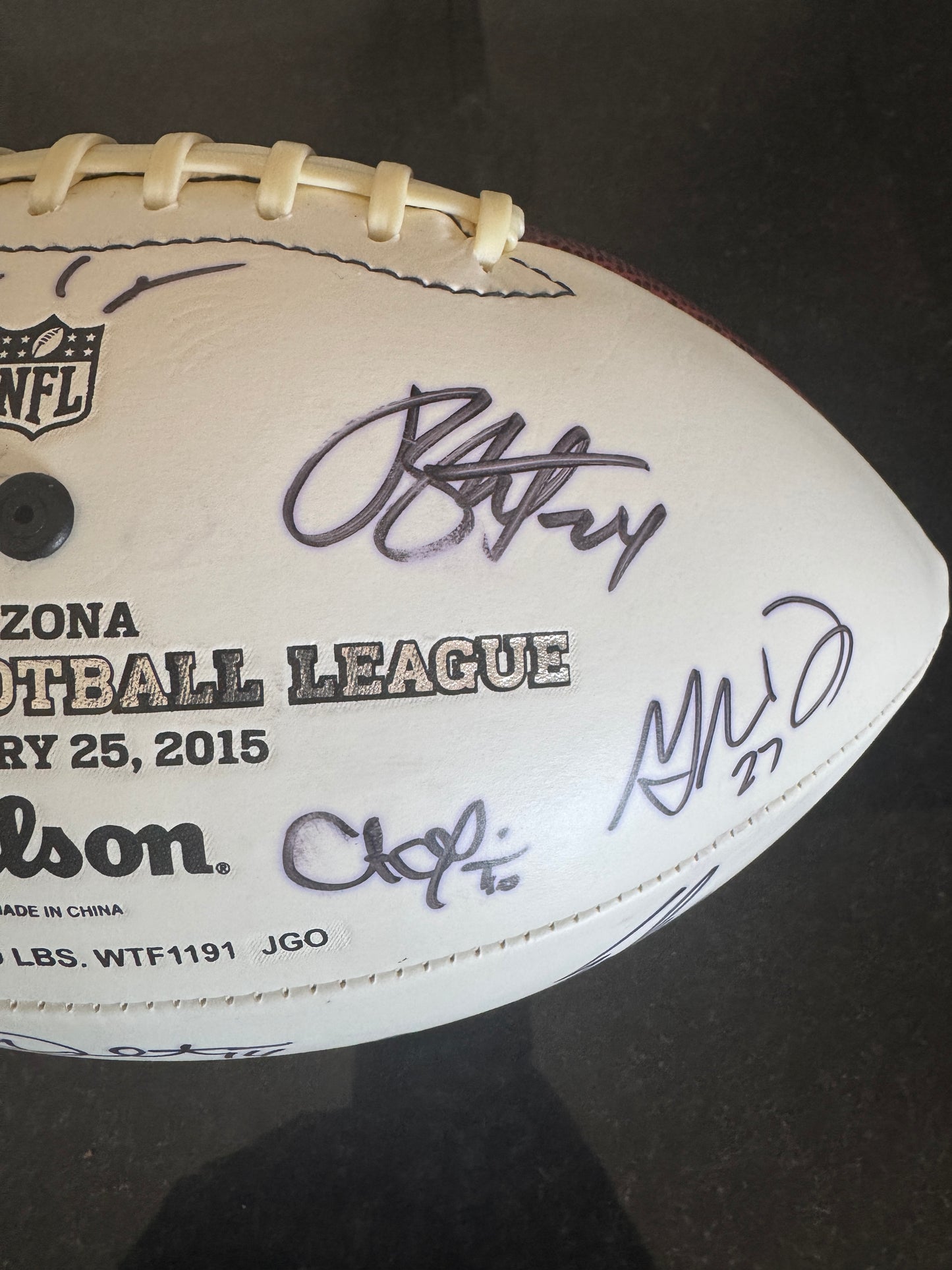 Wilson Pro Bowl Panel Ball Signed By Over 25 Players inc. Drew Brees, JJ Watt, Jason Kelce, TY Hilton, AJ Green, Andy Dalton, Andrew Luck, Calias Campbell & Pat Mcafee Also included is PSA Authenticity 🛡️