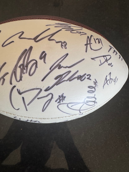 Wilson Pro Bowl Panel Ball Signed By Over 25 Players inc. Drew Brees, JJ Watt, Jason Kelce, TY Hilton, AJ Green, Andy Dalton, Andrew Luck, Calias Campbell & Pat Mcafee Also included is PSA Authenticity 🛡️