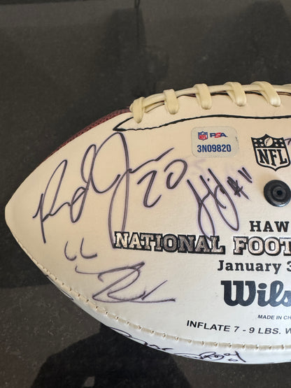 Pro Bowl Games 2016 Wilson Duke Ball Signed 🖊️ By Over 30 Players including Richard Sherman, Andrew Whitworth, Russell Wilson, Calais Campbell, Darren Sproles, Julio Jones, AJ Green, Delanie Walker, Derrick Johnson & Malcolm Jenkins + many more...