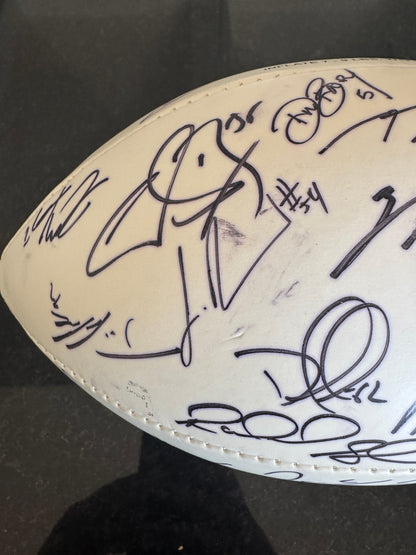 Pro Bowl Games 2016 Wilson Duke Ball Signed 🖊️ By Over 30 Players including Richard Sherman, Andrew Whitworth, Russell Wilson, Calais Campbell, Darren Sproles, Julio Jones, AJ Green, Delanie Walker, Derrick Johnson & Malcolm Jenkins + many more...