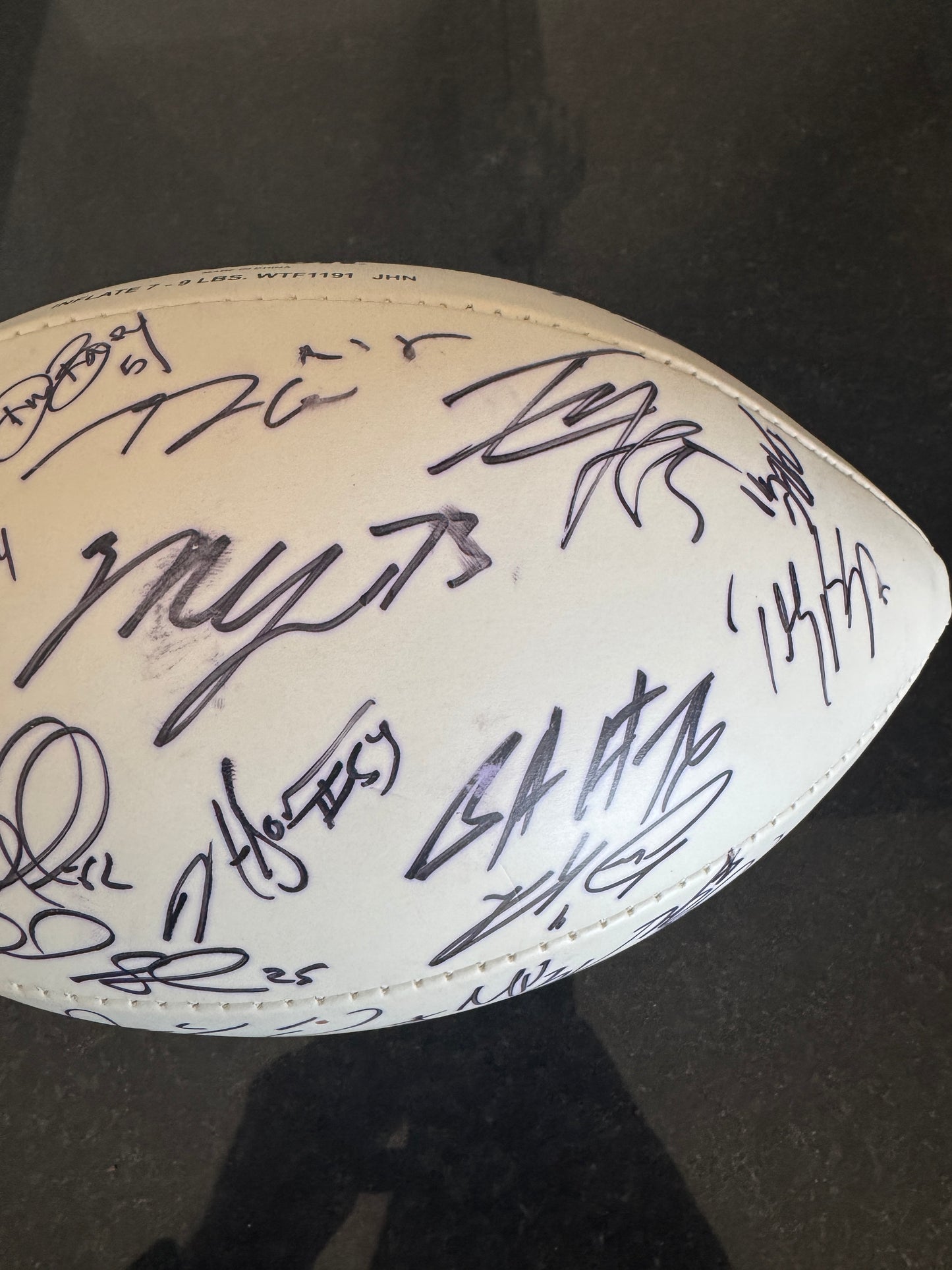 Pro Bowl Games 2016 Wilson Duke Ball Signed 🖊️ By Over 30 Players including Richard Sherman, Andrew Whitworth, Russell Wilson, Calais Campbell, Darren Sproles, Julio Jones, AJ Green, Delanie Walker, Derrick Johnson & Malcolm Jenkins + many more...