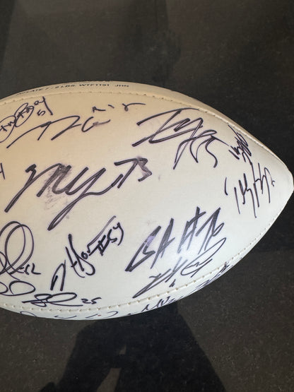 Pro Bowl Games 2016 Wilson Duke Ball Signed 🖊️ By Over 30 Players including Richard Sherman, Andrew Whitworth, Russell Wilson, Calais Campbell, Darren Sproles, Julio Jones, AJ Green, Delanie Walker, Derrick Johnson & Malcolm Jenkins + many more...