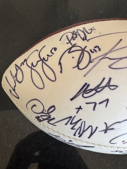 Pro Bowl Games 2016 Wilson Duke Ball Signed 🖊️ By Over 30 Players including Richard Sherman, Andrew Whitworth, Russell Wilson, Calais Campbell, Darren Sproles, Julio Jones, AJ Green, Delanie Walker, Derrick Johnson & Malcolm Jenkins + many more...