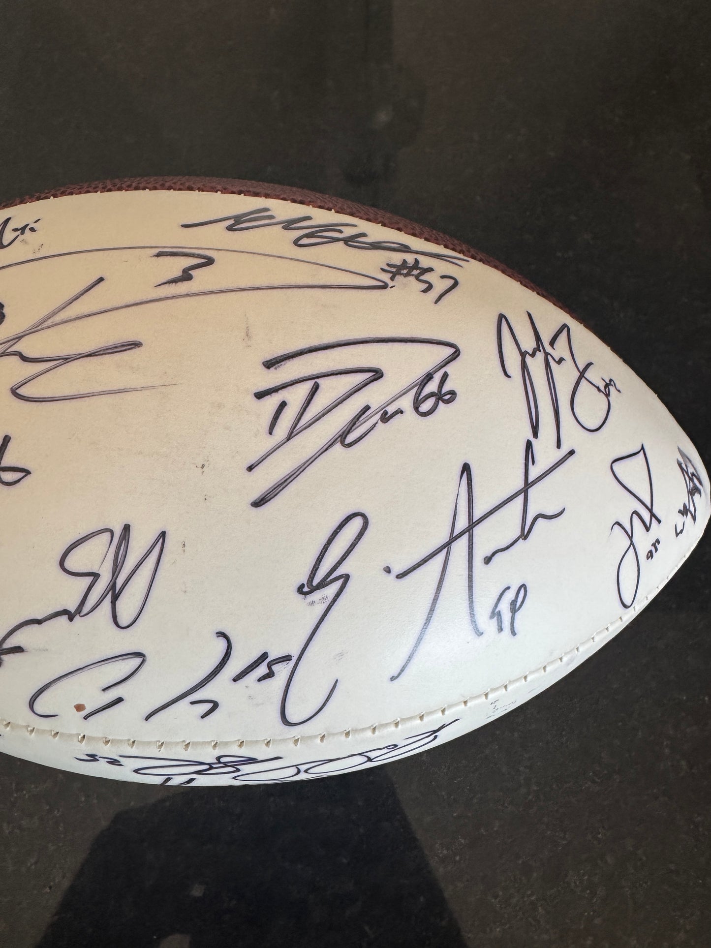 Pro Bowl Games 2016 Wilson Duke Ball Signed 🖊️ By Over 30 Players including Richard Sherman, Andrew Whitworth, Russell Wilson, Calais Campbell, Darren Sproles, Julio Jones, AJ Green, Delanie Walker, Derrick Johnson & Malcolm Jenkins + many more...