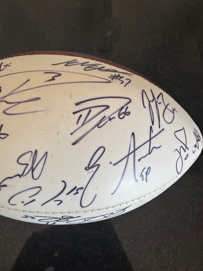 Pro Bowl Games 2016 Wilson Duke Ball Signed 🖊️ By Over 30 Players including Richard Sherman, Andrew Whitworth, Russell Wilson, Calais Campbell, Darren Sproles, Julio Jones, AJ Green, Delanie Walker, Derrick Johnson & Malcolm Jenkins + many more...