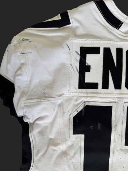 Evan Engram GAME USED 💪 10/13/24 PHOTO MATCHED 📸 Jacksonville Jaguars 🐆 Nike NFL On-Field Jersey👕 vs. Chicago Bears (London Game) 🌍