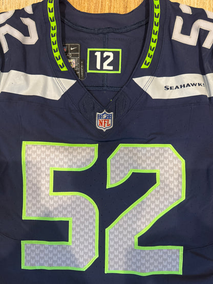 Darrell Taylor GAME WORN 💪 11/12/23 & 12/18/23 Seattle Seahawks Nike NFL Jersey 👕 Worn in two separate victories: 11/12/23 vs. Commanders + 12/18/23 vs. Eagles