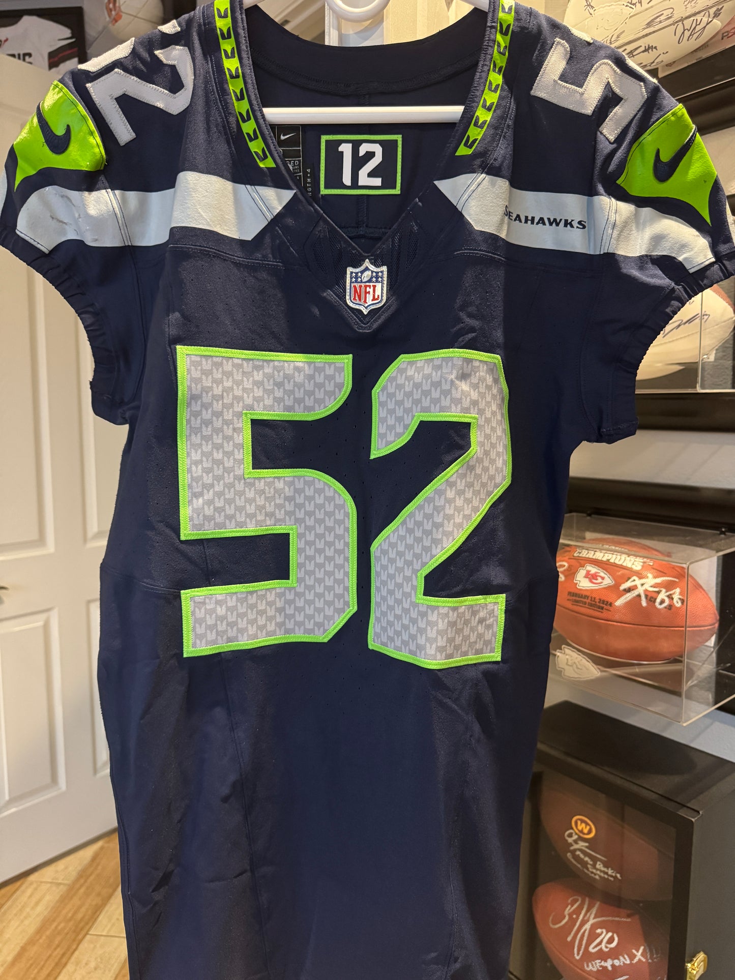 Darrell Taylor GAME WORN 💪 11/12/23 & 12/18/23 Seattle Seahawks Nike NFL Jersey 👕 Worn in two separate victories: 11/12/23 vs. Commanders + 12/18/23 vs. Eagles