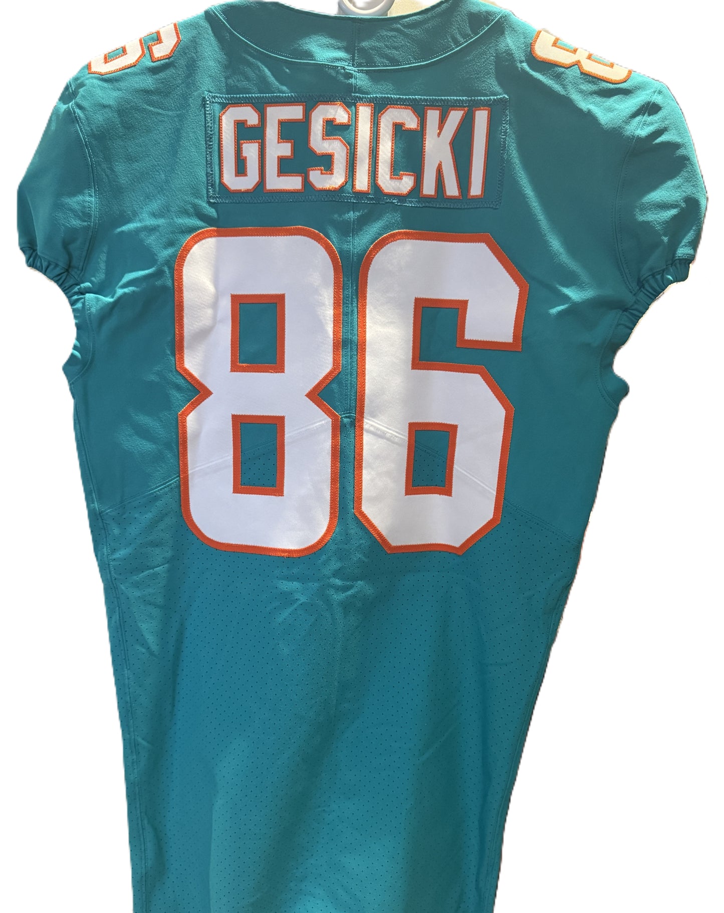 Mike Gesicki GAME ISSUED 💥 Miami Dolphins 🐬 On-Field NFL Jersey Inc. PSA Authenticity 🛡️