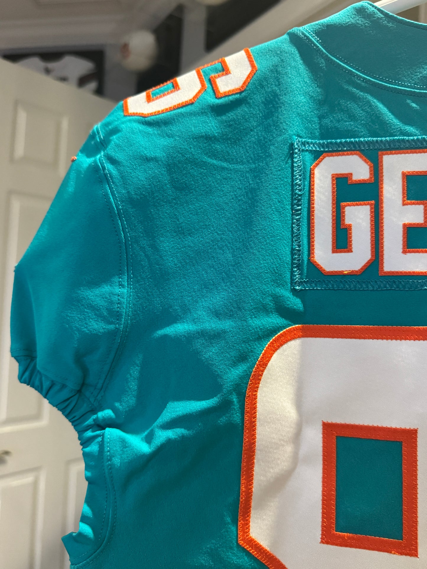 Mike Gesicki GAME ISSUED 💥 Miami Dolphins 🐬 On-Field NFL Jersey Inc. PSA Authenticity 🛡️