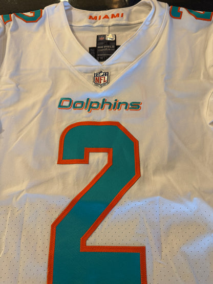 Chase Edmonds GAME ISSUED 💪 Miami Dolphins 🐬 Nike On-Field NFL Jersey 👕 Inc. PSA Authenticity 🛡️
