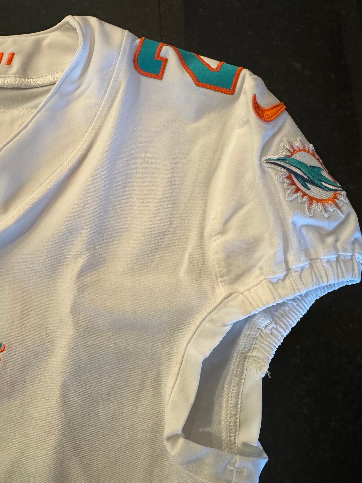 Chase Edmonds GAME ISSUED 💪 Miami Dolphins 🐬 Nike On-Field NFL Jersey 👕 Inc. PSA Authenticity 🛡️