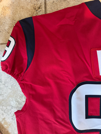J.J. Watt 💯 TEAM ISSUED 💪 Houston Texans On-Field Nike NFL Jersey 👕 Includes Walter Payton NFL Man of the Year & Captain Patches