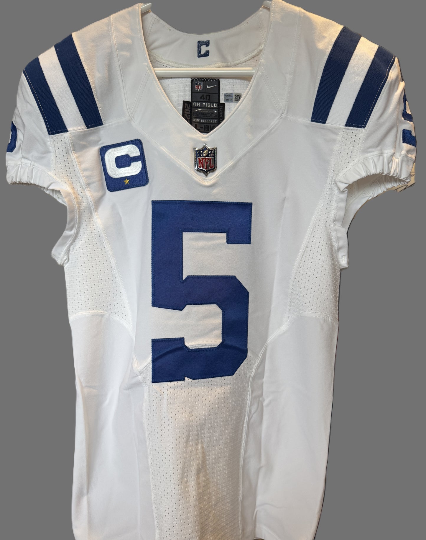 Anthony Richardson GAME ISSUED 💪 Indianapolis Colts Nike NFL Jersey 👕 Includes COA 📄🛡️