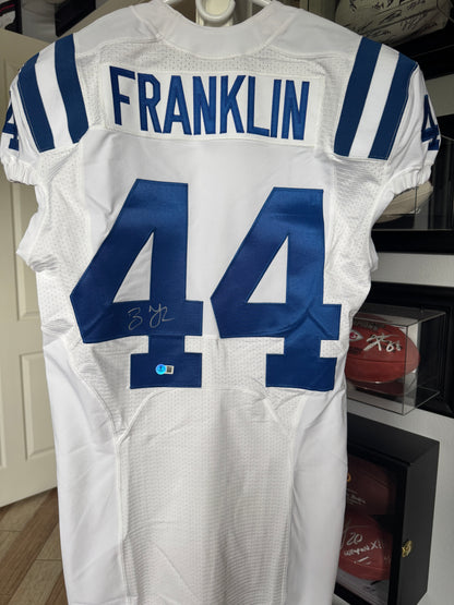 Zaire Franklin SIGNED ✍️ TEAM ISSUED 💪 Indianapolis Colts 🐎 Nike NFL Jersey 👕 Inc.COA📄
