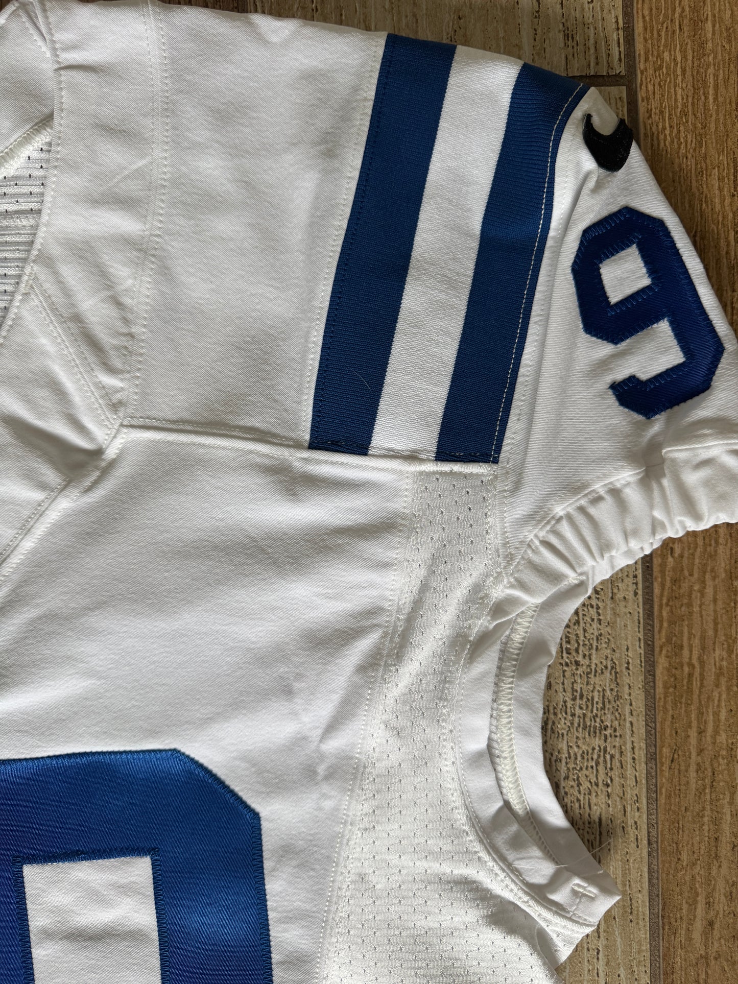 DeForest Buckner TEAM ISSUED 💪 Indianapolis Colts 🐎 Nike NFL Jersey 👕 Inc. COA 🛡️ & Captain's Patch