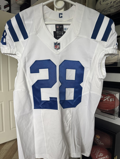 Jonathan Taylor TEAM ISSUED Indianapolis Colts Nike NFL Jersey Also Includes COA