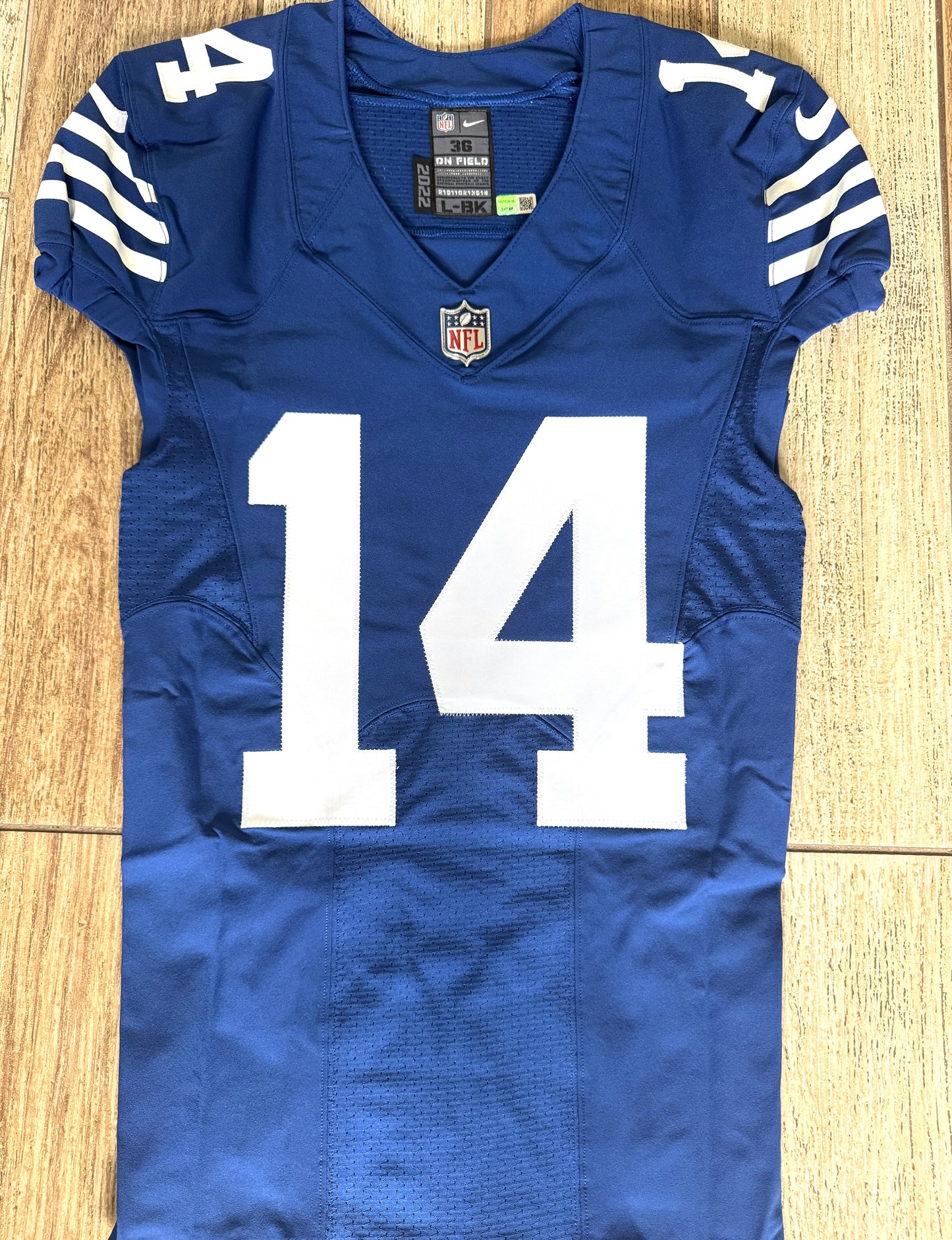 Alec Pierce TEAM ISSUED 💪 Indianapolis Colts 🐎 Nike NFL Jersey Includes COA 🛡️