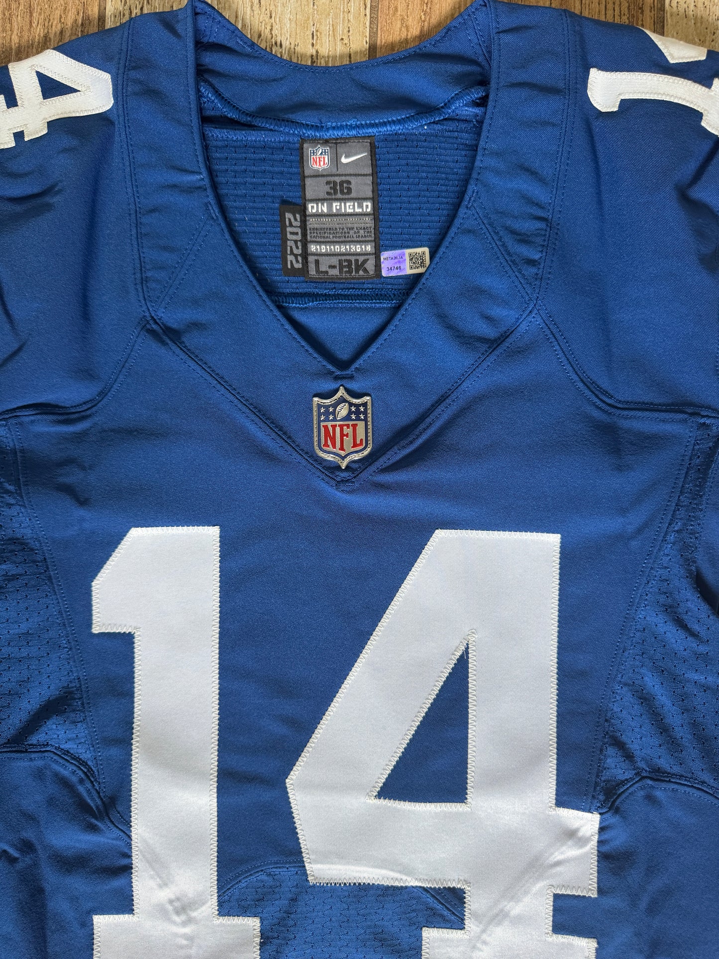 Alec Pierce TEAM ISSUED 💪 Indianapolis Colts 🐎 Nike NFL Jersey Includes COA 🛡️