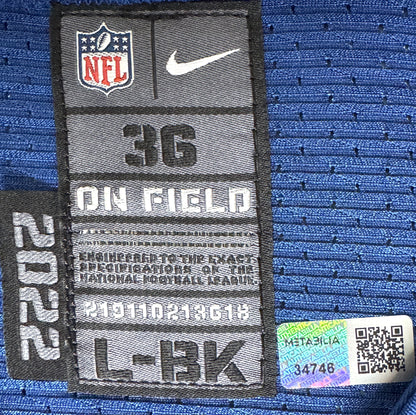 Alec Pierce TEAM ISSUED 💪 Indianapolis Colts 🐎 Nike NFL Jersey Includes COA 🛡️