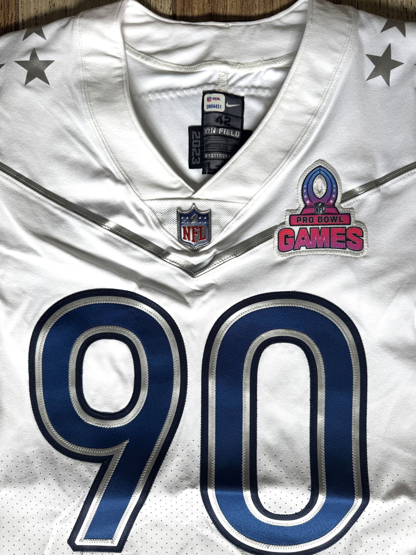 DeMarcus Lawrence Team-Issued💪 Pro Bowl Games Dallas Cowboys🤠NFL On-Field Jersey👕Inc. PSA COA