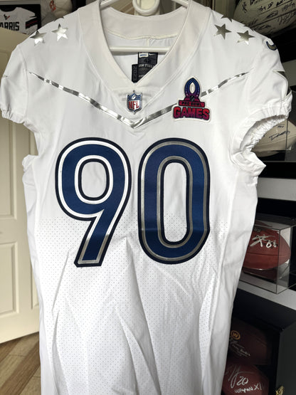 DeMarcus Lawrence Team-Issued💪 Pro Bowl Games Dallas Cowboys🤠NFL On-Field Jersey👕Inc. PSA COA