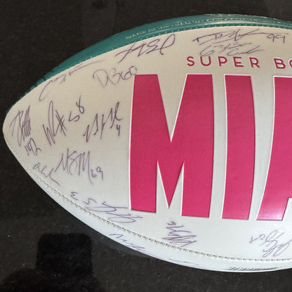 San Francisco 49ers Multi Signed Super Bowl 54 Commemorative Panel Ball Signed By Over 30 Players Inc. George Kittle, Kyle Juszczyk, Kyle Shannahan, DeForest Buckner, Kwon Alexander, Jeff Wilson...