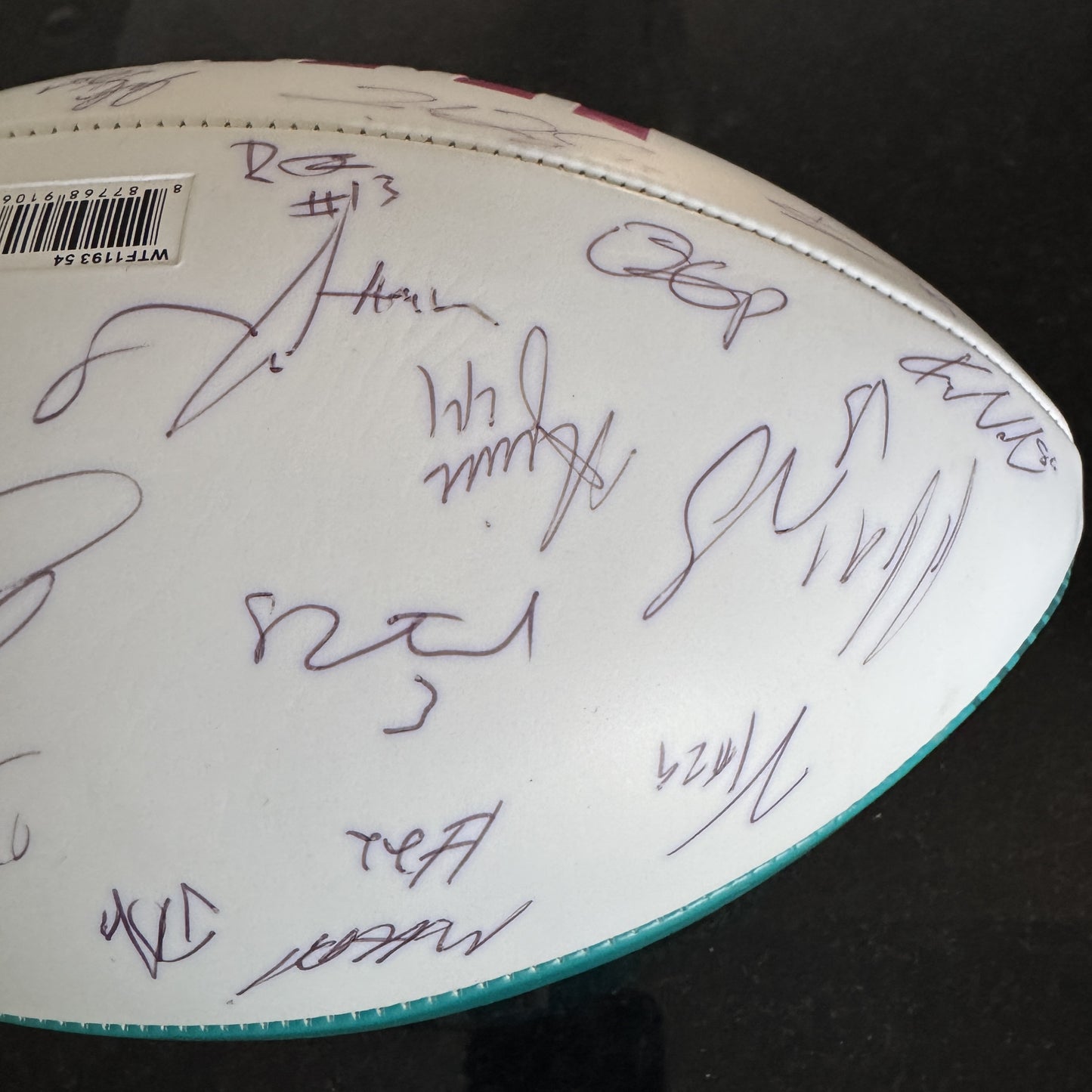 San Francisco 49ers Multi Signed Super Bowl 54 Commemorative Panel Ball Signed By Over 30 Players Inc. George Kittle, Kyle Juszczyk, Kyle Shannahan, DeForest Buckner, Kwon Alexander, Jeff Wilson...