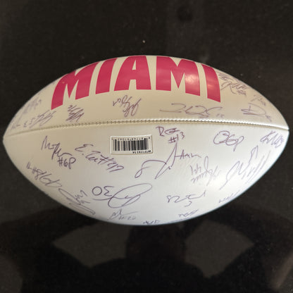 San Francisco 49ers Multi Signed Super Bowl 54 Commemorative Panel Ball Signed By Over 30 Players Inc. George Kittle, Kyle Juszczyk, Kyle Shannahan, DeForest Buckner, Kwon Alexander, Jeff Wilson...