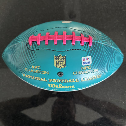 San Francisco 49ers Multi Signed Super Bowl 54 Commemorative Panel Ball Signed By Over 30 Players Inc. George Kittle, Kyle Juszczyk, Kyle Shannahan, DeForest Buckner, Kwon Alexander, Jeff Wilson...