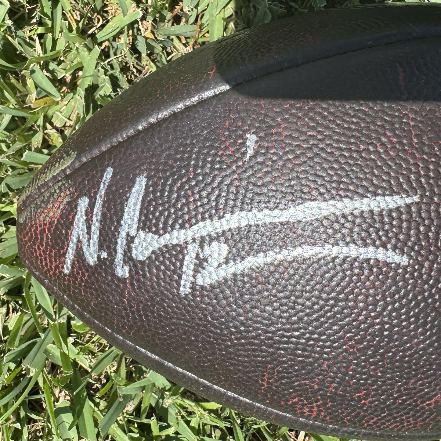 Nico Collins GAME-USED 💪 & Signed ✍️ Houston Texans Wilson DUKE Ball vs. Buffalo Bills 🦬 10/06/24 Also inc inscription