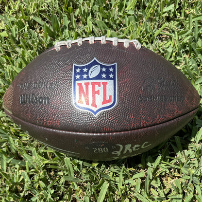 Nico Collins GAME-USED 💪 & Signed ✍️ Houston Texans Wilson DUKE Ball vs. Buffalo Bills 🦬 10/06/24 Also inc inscription