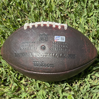 Nico Collins GAME-USED 💪 & Signed ✍️ Houston Texans Wilson DUKE Ball vs. Buffalo Bills 🦬 10/06/24 Also inc inscription