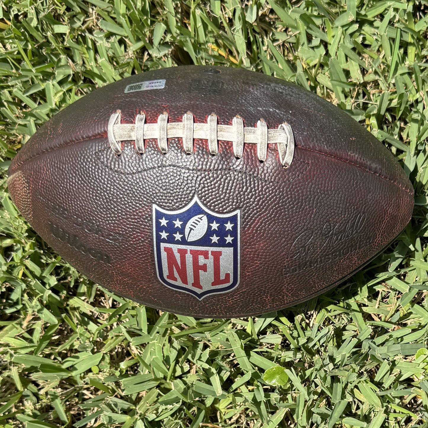 Nico Collins GAME-USED 💪 & Signed ✍️ Houston Texans Wilson DUKE Ball vs. Buffalo Bills 🦬 10/06/24 Also inc inscription