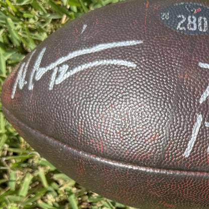 Nico Collins GAME-USED 💪 & Signed ✍️ Houston Texans Wilson DUKE Ball vs. Buffalo Bills 🦬 10/06/24 Also inc inscription
