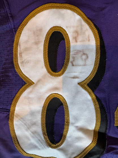 Josh Oliver GAME WORN💪11/20/22 Ravens💜vs. Panthers🐾On-Field NFL Nike Jersey Worn during the November 20, 2022 victory vs. Carolina Panthers