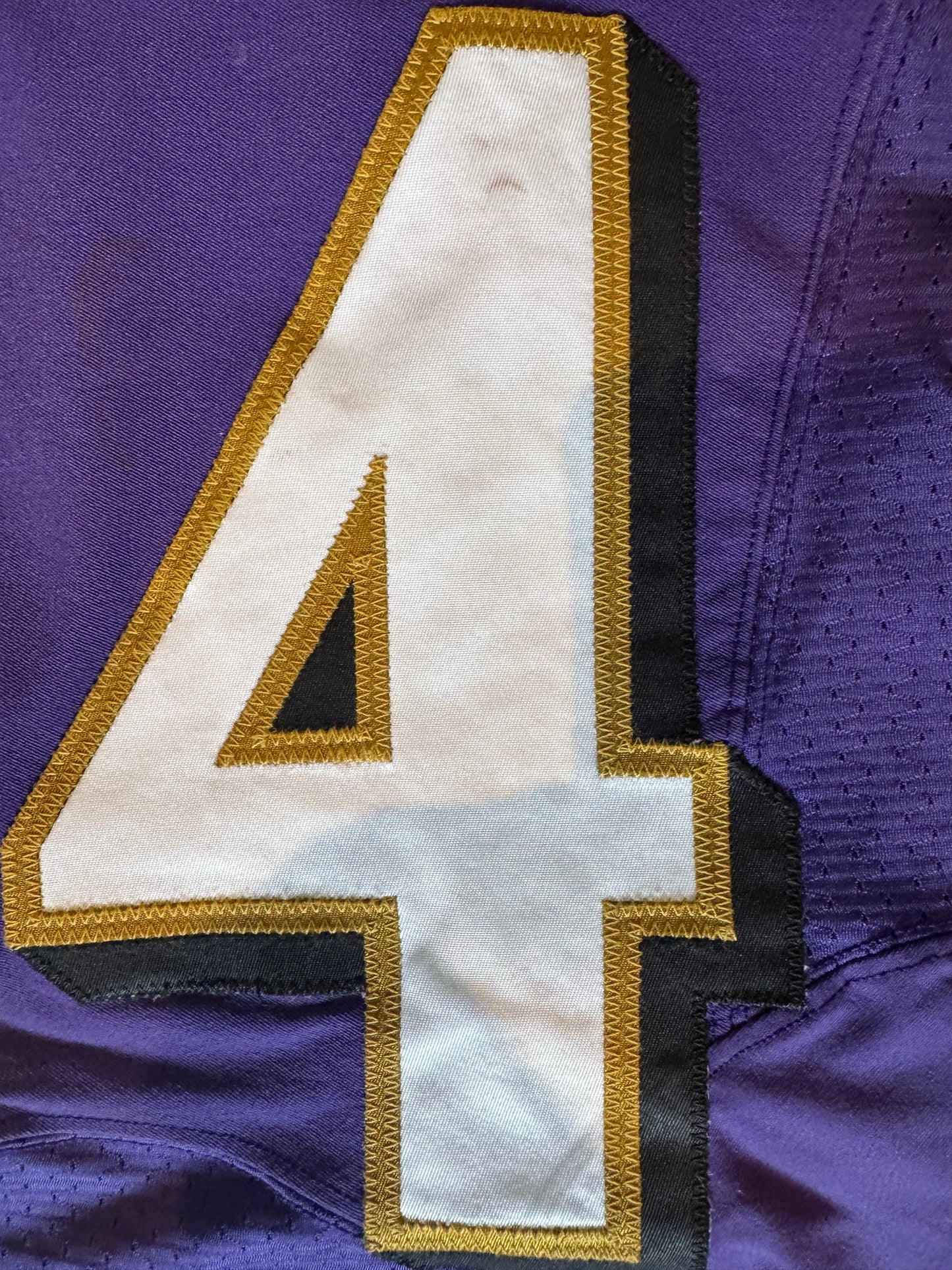 Josh Oliver GAME WORN💪11/20/22 Ravens💜vs. Panthers🐾On-Field NFL Nike Jersey Worn during the November 20, 2022 victory vs. Carolina Panthers