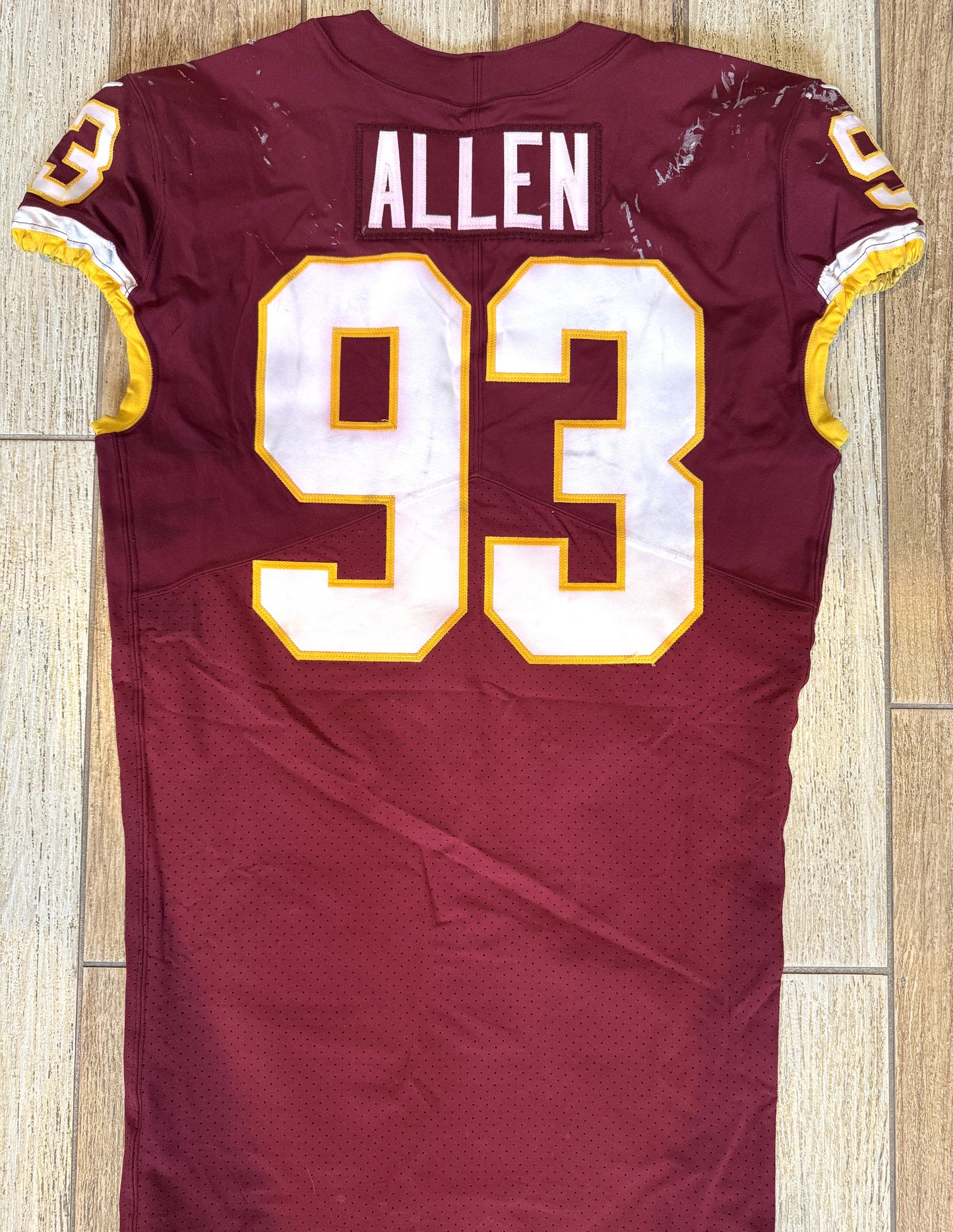 Jonathan Allen GAME-WORN & PHOTO-MATCHED Jersey Washington Commanders | 12/26/21 vs. Cowboys (Salute to Service Game) | PSA Certified | Size 44